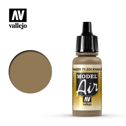 Vallejo Model Air Marron Caqui 71.024 17ml Pintura