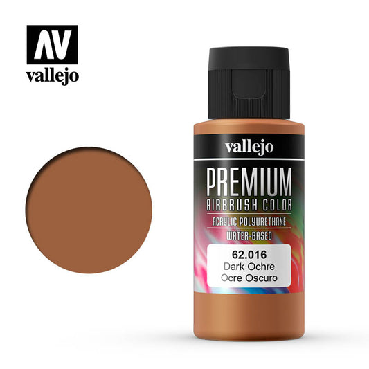 Vallejo Premium AirBrush Ocre Oscuro 62.016 60ml