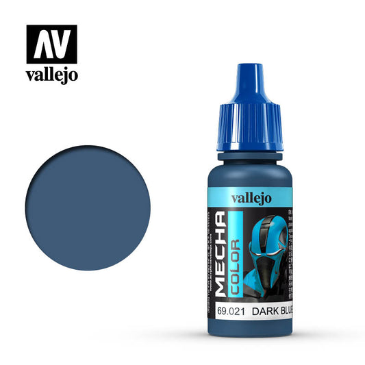 Vallejo Mecha Color Dark Blue Wash 69.021 17ml Pintura Acrílica