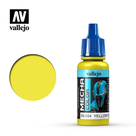 Vallejo Mecha Color Yellow Fluorescent Wash 69.054 17ml Pintura Acrílica