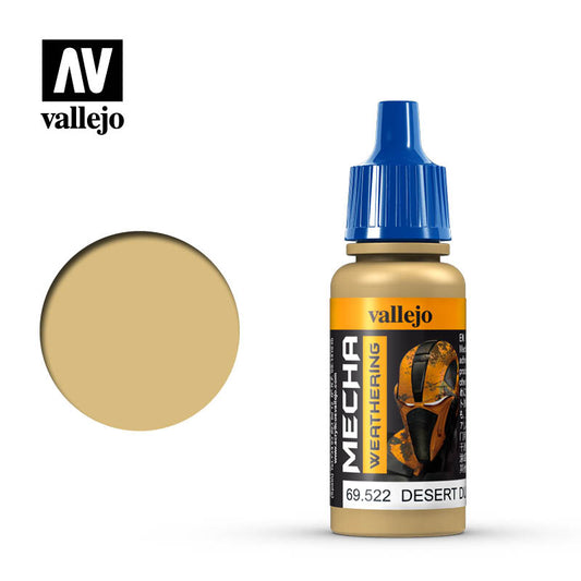 Vallejo Mecha Color Desert Dust Wash 69.522 17ml Pintura Acrílica