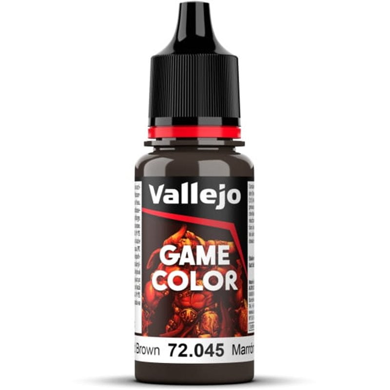 Vallejo Game Color 2023 Marrón Carbonizado 72.045 17ml Pintura