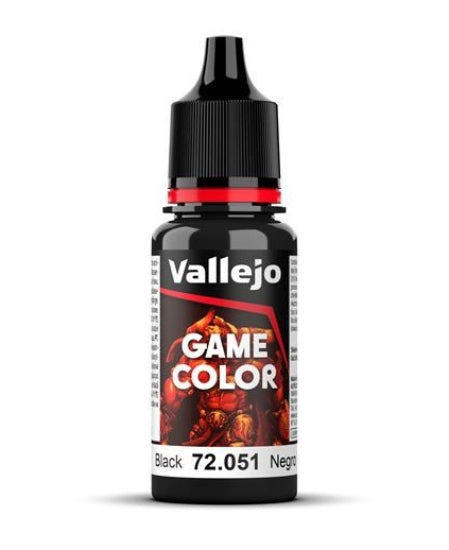 Vallejo Game Color 2023 Negro 72.051 17ml Pintura