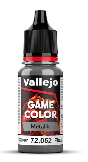 Vallejo Game Color Metallic 2023 Plata 72.052 17ml Pintura