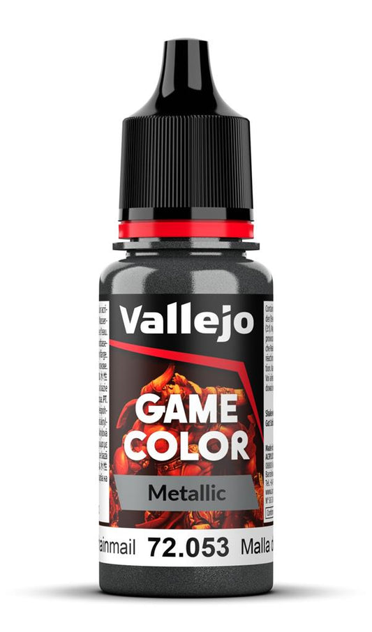 Vallejo Game Color Metallic 2023 Malla De Acero 72.053 17ml Pintura