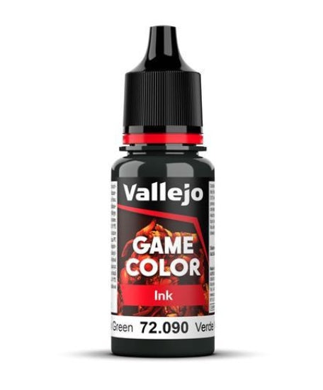 Vallejo Game Ink 2023 Verde Negro 72.090 17ml Pintura