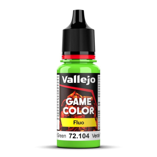 Vallejo Game Color 2023 Verde Fluorescente 72.104 17ml Pintura