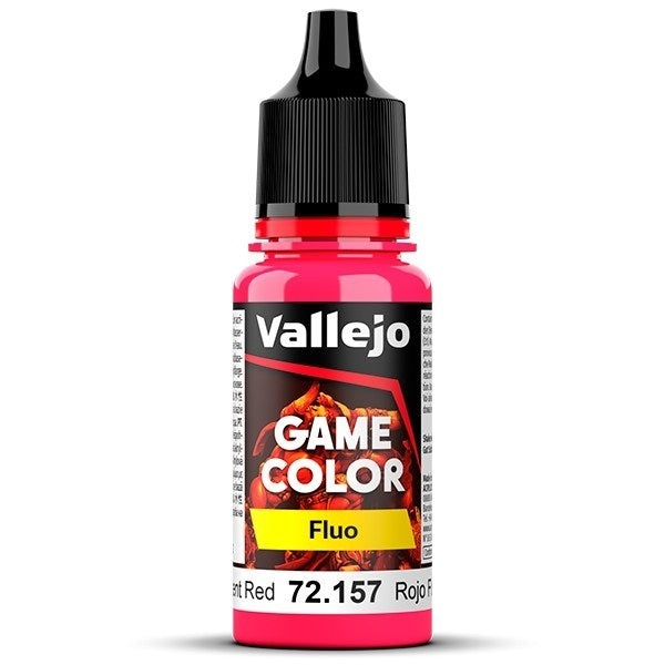 Vallejo Game Color Fluo 2023 Rojo Fluorescente 72.157 17ml Pintura