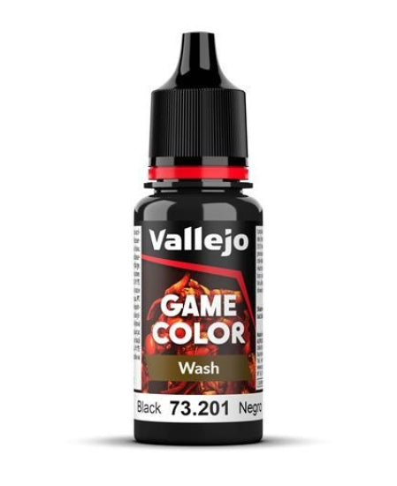 Vallejo Game Wash 2023 Negro 73.201 17ml Pintura