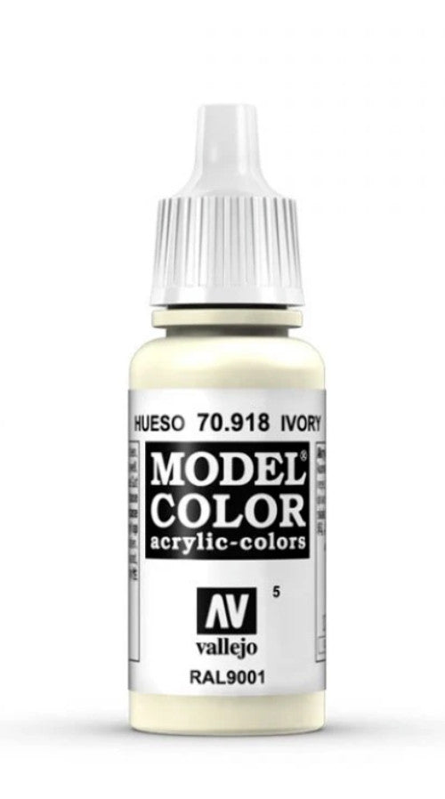 Vallejo Model Color 5 Hueso 70.918 17ml Pintura Acrílica
