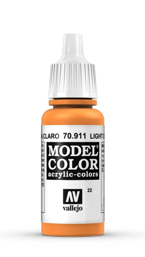 Vallejo Model Color 22 Naranja Claro 70.911 17ml Pintura Acrílica