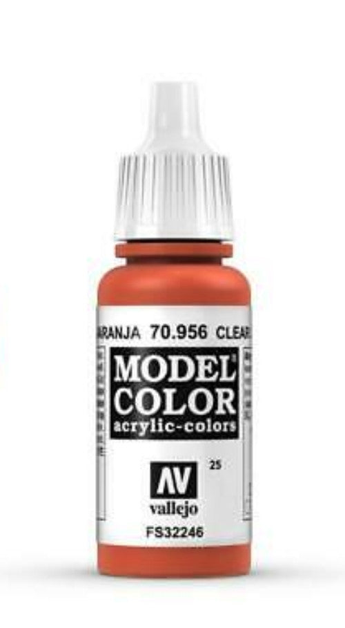 Vallejo Model Color 25 Naranja 70.956 17ml Pintura Acrílica