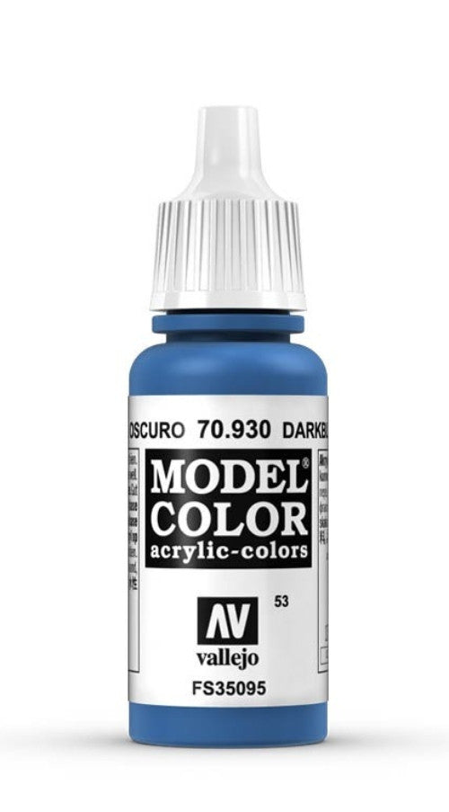 Vallejo Model Color 53 Azul Oscuro 70.930 17ml Pintura Acrílica