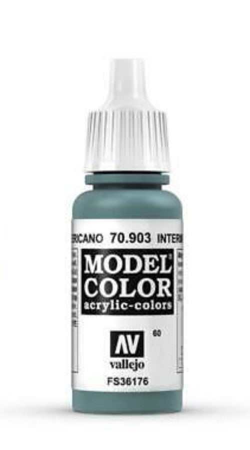 Vallejo Model Color 60 Azul Americano 70.903 17ml Pintura Acrílica