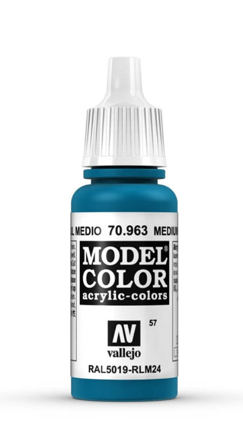 Vallejo Model Color 57 Azul Medio 70.963 17ml Pintura Acrílica