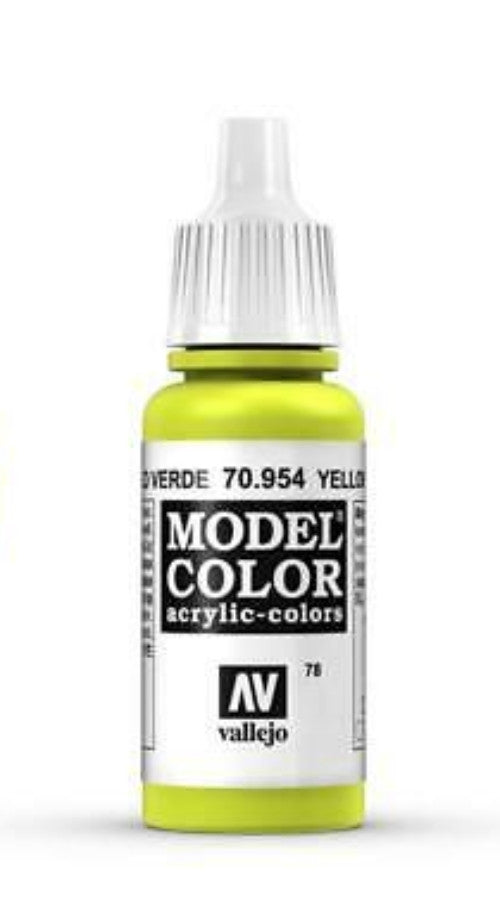 Vallejo Model Color 78 Amarillo Verde 70.954 17ml Pintura Acrílica