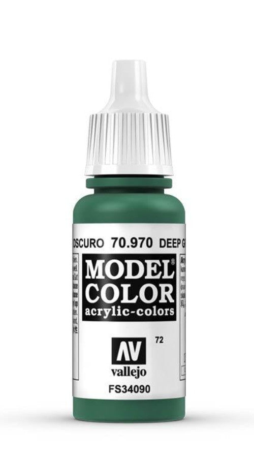 Vallejo Model Color 72 Verde Oscuro 70.970 17ml Pintura Acrílica