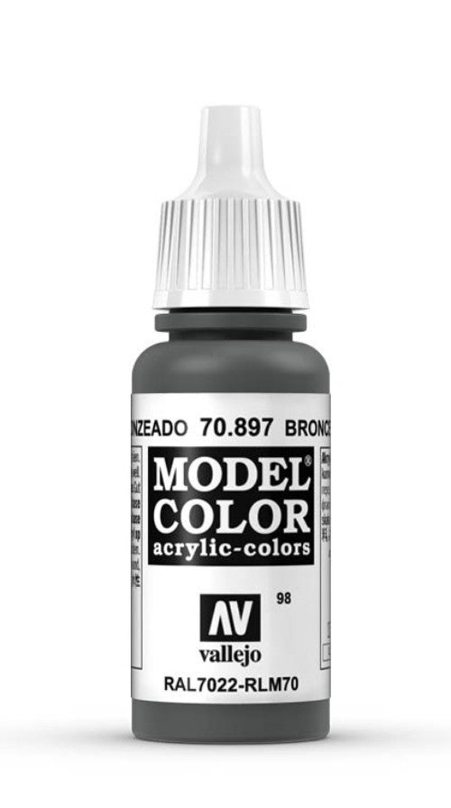 Vallejo Model Color 98 Verde Bronceado 70.897 17ml Pintura Acrílica