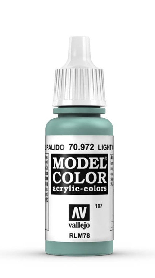 Vallejo Model Color 107 Verde Azul Palido 70.972 17ml Pintura Acrílica