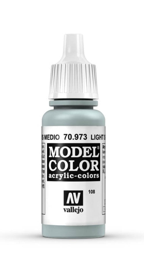 Vallejo Model Color 108 Verde Gris Medio 70.973 17ml Pintura Acrílica