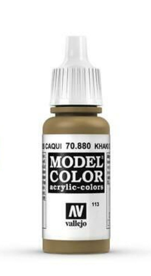 Vallejo Model Color 113 Gris Caqui 70.880 17ml Pintura Acrílica