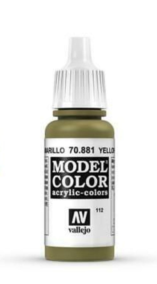 Vallejo Model Color 112 Verde Amarillo 70.881 17ml Pintura Acrílica