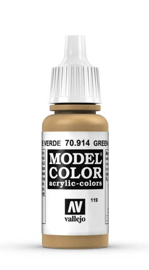 Vallejo Model Color 119 Ocre Verde 70.914 17ml Pintura Acrílica