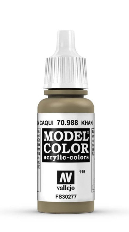 Vallejo Model Color 115 Marron Caqui 70.988 17ml Pintura Acrílica