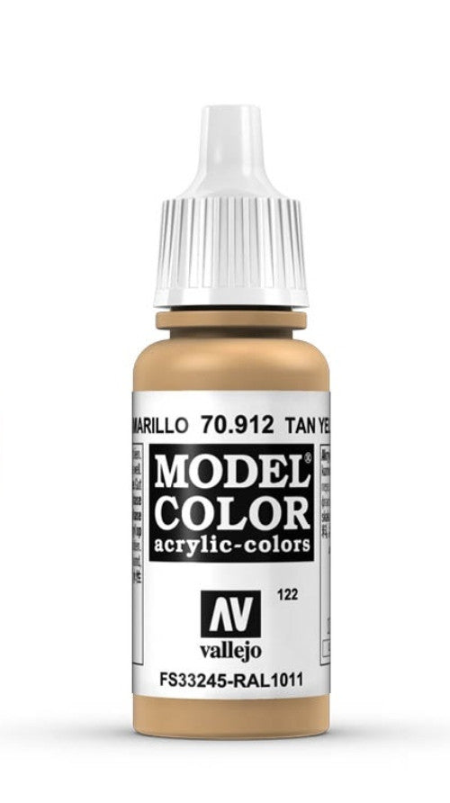 Vallejo Model Color 122 Marrón Amarillo 70.912 17ml Pintura Acrílica