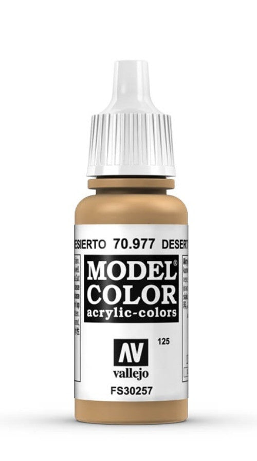 Vallejo Model Color 125 Amarillo Desierto 70.977 17ml Pintura Acrílica