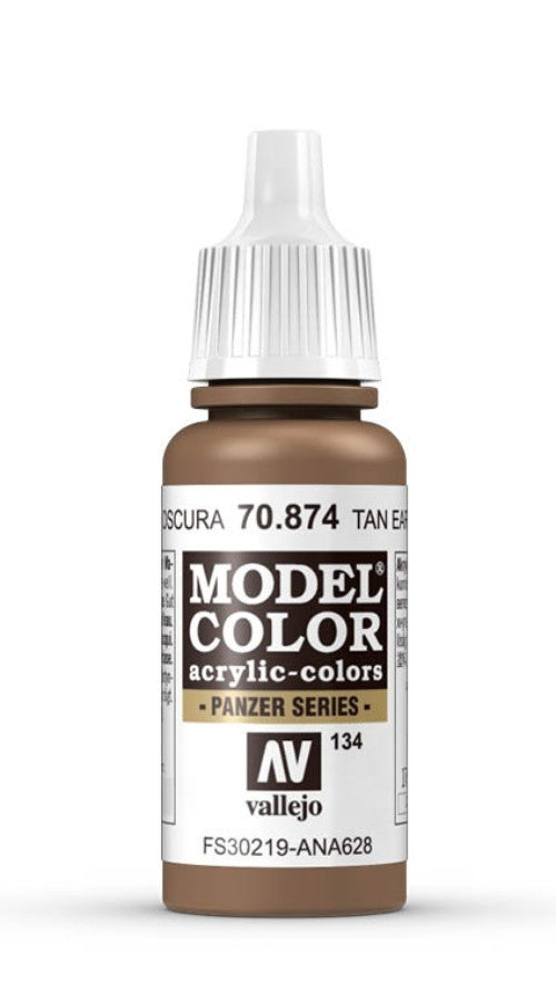 Vallejo Model Color 134 Tierra Oscura 70.874 17ml Pintura Acrílica