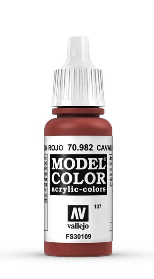 Vallejo Model Color 137 Marrón Rojo 70.982 17ml Pintura Acrílica