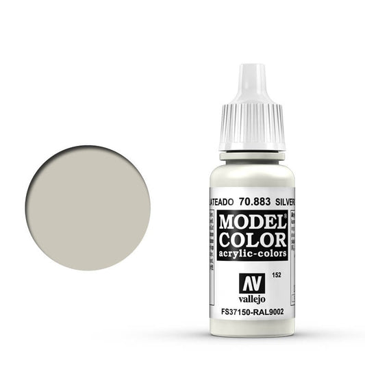 Vallejo Model Color 152 Gris Plateado 70.883 17ml Pintura Acrílica