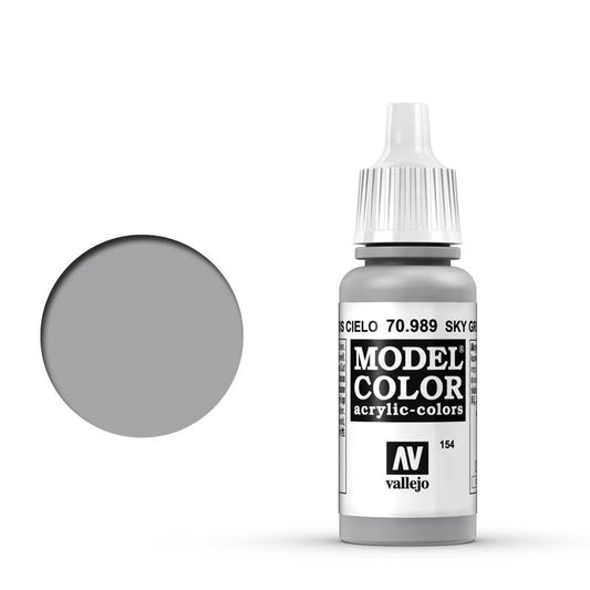 Vallejo Model Color 154 Gris Cielo 70.989 17ml Pintura Acrílica