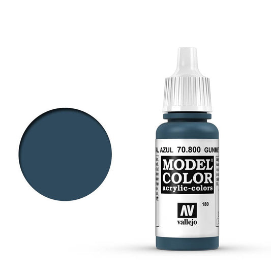 Vallejo Model Color 180 Metal Azul 70.800 17ml Pintura Acrílica