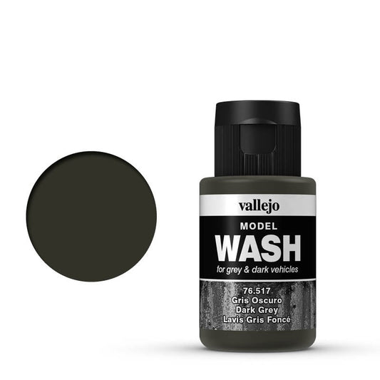 Vallejo Model Wash Lavado Gris Oscuro 76.517 32ml Pintura Acrílica