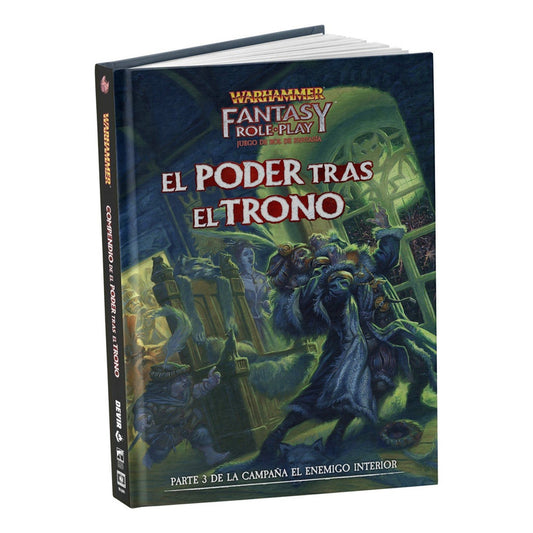 Warhammer Fantasy El Poder Tras El Trono Libro - Español
