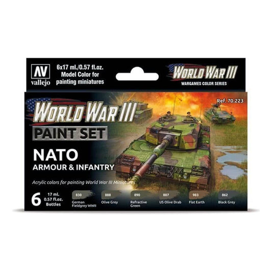 Vallejo Wargames Wwii Nato Armour & Infantry 70.223