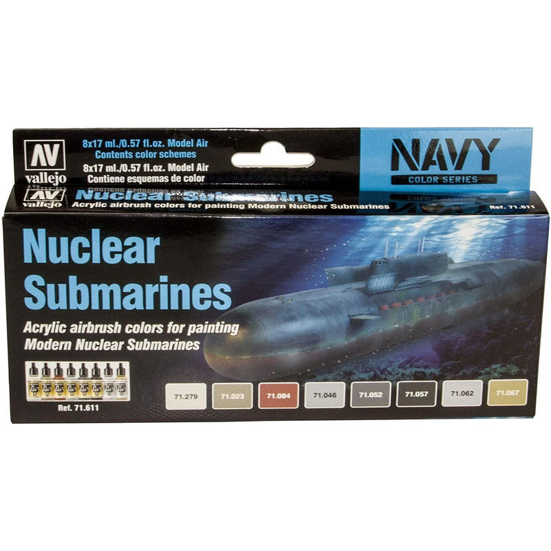 Vallejo Navy Color Series Nuclear Submarines 71.611