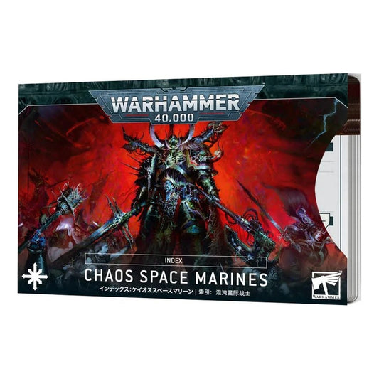 Gw Warhammer 40k Index Cards Chaos Space Marines