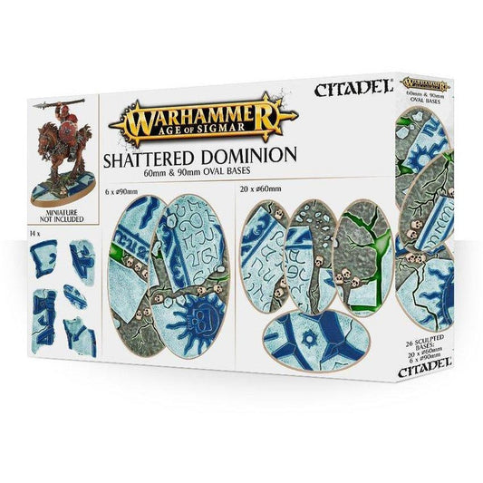 Citadel Warhammer Shattered Dominion Oval Bases 60mm Y 90mm