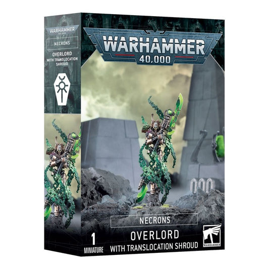 Gw Warhammer40k Necrons Overlord With Translocation Shroud