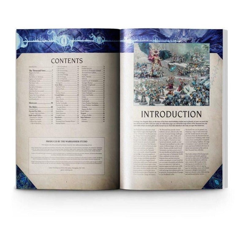 Games Workshop Warhammer Wh40k Codex: Thousand Sons