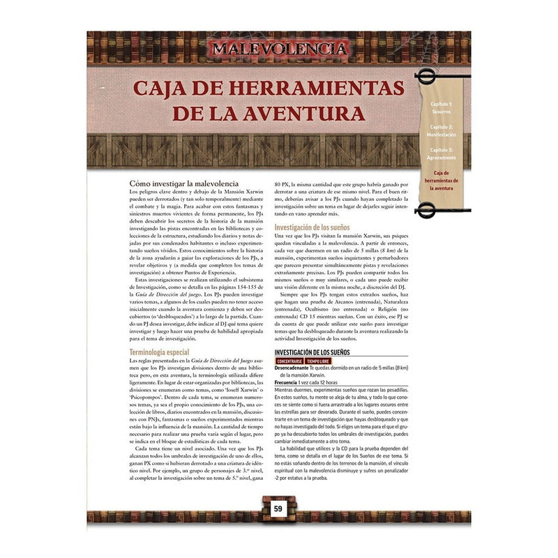 Pathfinder 2da Ed Malevolencia Libro De Rol - En Español