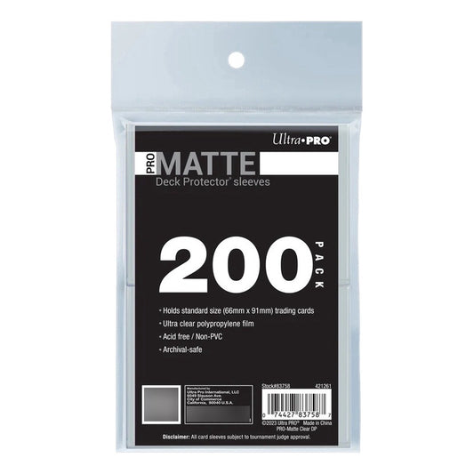Ultra Pro Pro Matte Micas Standard 66x91mm Pack 200