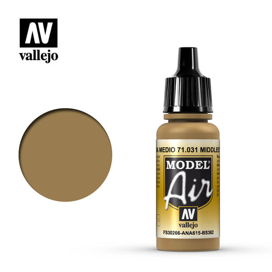 Vallejo Model Air Piedra Medio 71.031 17ml Pintura