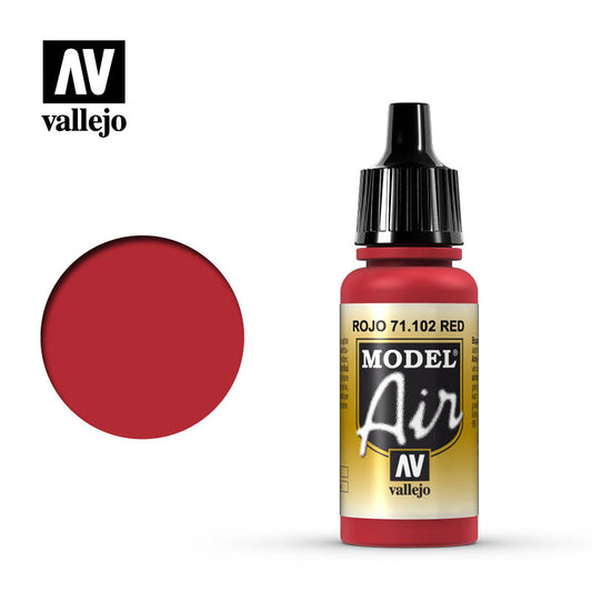 Vallejo Model Air Rojo 71.102 17ml Pintura